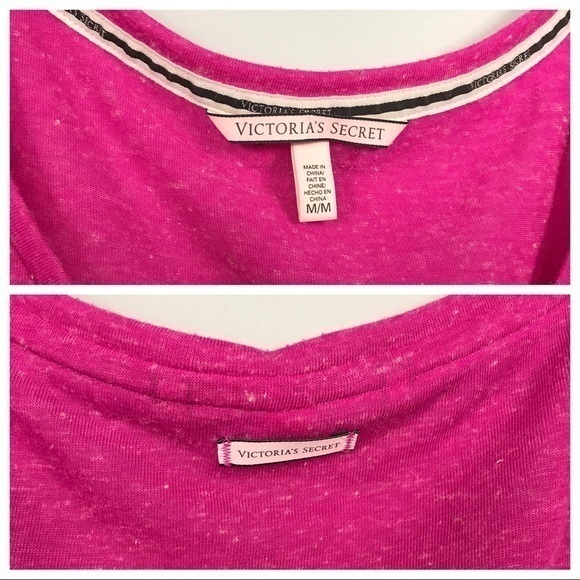 Victoria’s secret pink long sleeve glitter text‎ - Picture 7 of 8